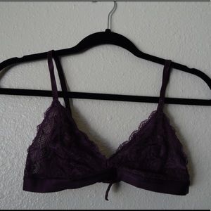Purple Lace Bralette